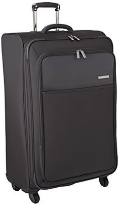 

Calvin Klein Solid soft Body Expandable Check-in Luggage -  inch(Black