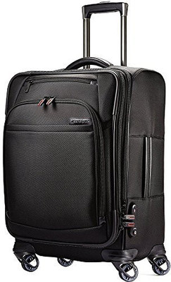 

Samsonite Solid soft Body Expandable Check-in Luggage -  inch(Black
