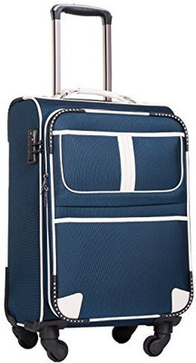 

Coolife Solid soft Body Expandable Check-in Luggage -  inch(Blue