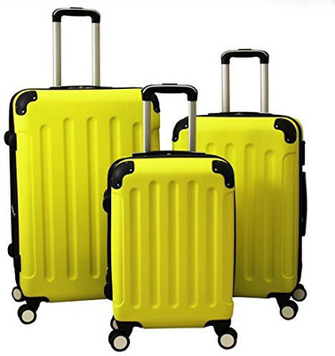 

World Traveler Solid Hard Body Expandable Check-in Luggage -  inch(Yellow