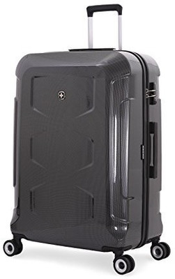 

Swiss Gear Solid Hard Body Expandable Check-in Luggage -  inch(Black