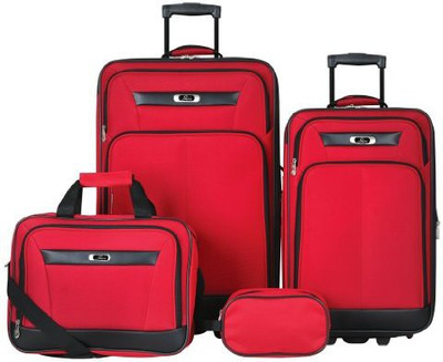 

Skyway Solid Soft Body Expandable Check-in Luggage -  inch(Red