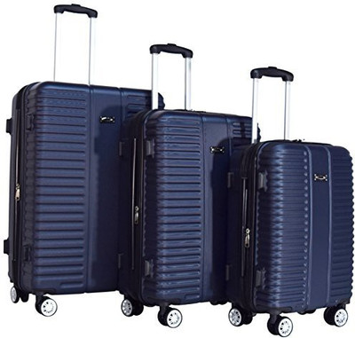 

Kemyer Solid Hard Body Expandable Check-in Luggage -  inch(Blue