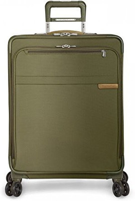 

Briggs Riley Solid soft Body Expandable Check-in Luggage -  inch(Green