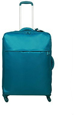 

Lipault Solid soft Body Expandable Check-in Luggage -  inch(Blue