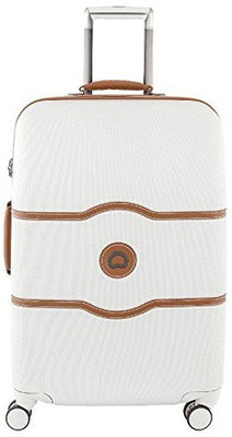 

Delsey Paris Solid Hard Body Expandable Check-in Luggage -  inch(White