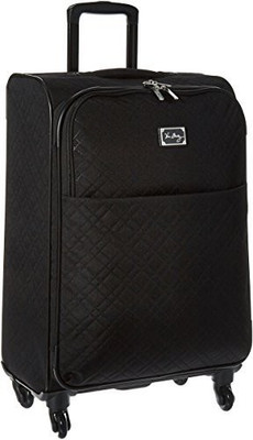 

Vera Bradley Solid soft Body Expandable Check-in Luggage -  inch(Black