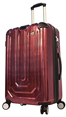 

Mia Toro Solid Hard Body Expandable Check-in Luggage -  inch(Red