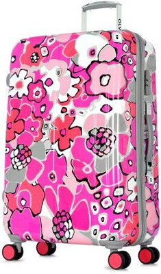 

Olympia Graphic Print Hard Body Expandable Check-in Luggage -  inch(Multicolor