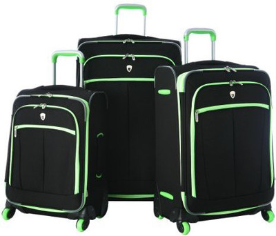 

Olympia Solid Soft Body Expandable Check-in Luggage -  inch(Black