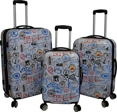 

Kemyer Graphic Print Hard Body Expandable Check-in Luggage -  inch(Multicolor