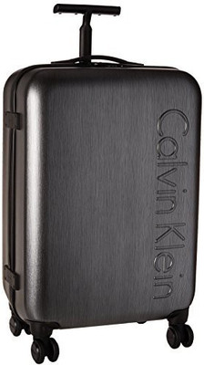 

Calvin Klein Solid Hard Body Expandable Check-in Luggage -  inch(Black