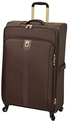 

London Fog Solid soft Body Expandable Check-in Luggage -  inch(Brown
