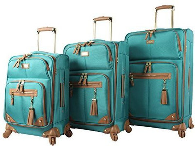 

Steve Madden Solid Soft Body Expandable Check-in Luggage -  inch(Blue