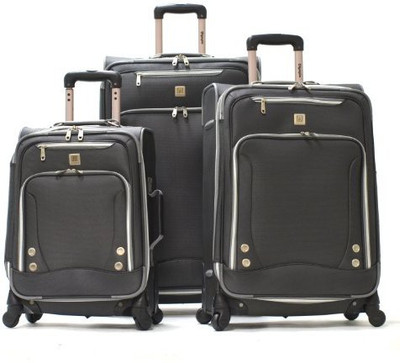 

Olympia Solid Soft Body Expandable Check-in Luggage -  inch(Grey