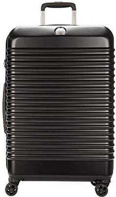 Delsey Paris Solid Hard Body Expandable Check-in Luggage -  inch(Black