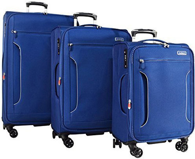 

Antler Solid Soft Body Expandable Check-in Luggage -  inch(Blue