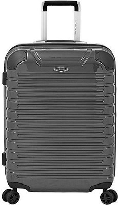 

London Fog Solid Hard Body Expandable Check-in Luggage -  inch(Black