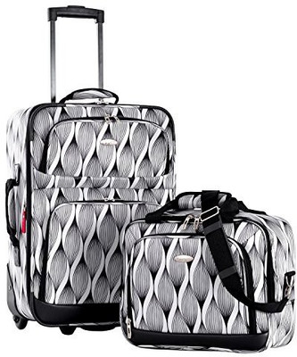 

Olympia Graphic Print Soft Body Expandable Check-in Luggage -  inch(Multicolor