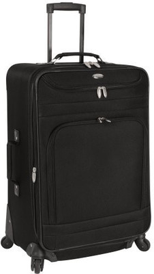 

Travel Gear Solid soft Body Expandable Check-in Luggage -  inch(Black