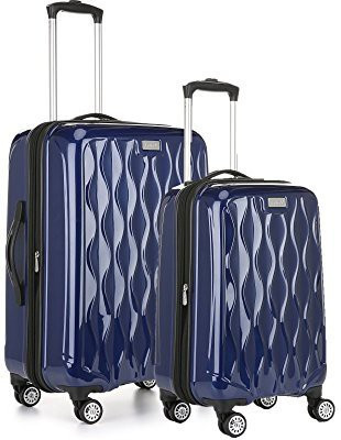 

Antler Solid Hard Body Expandable Check-in Luggage -  inch(Blue
