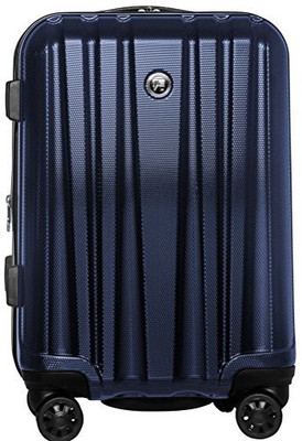 Revo Solid Hard Body Expandable Check-in Luggage - 28 inch(Blue)