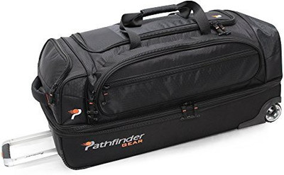 

Pathfinder Solid soft Body Expandable Check-in Luggage -  inch(Black