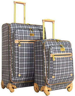 

Nicole Miller Solid Soft Body Expandable Check-in Luggage -  inch(Multicolor