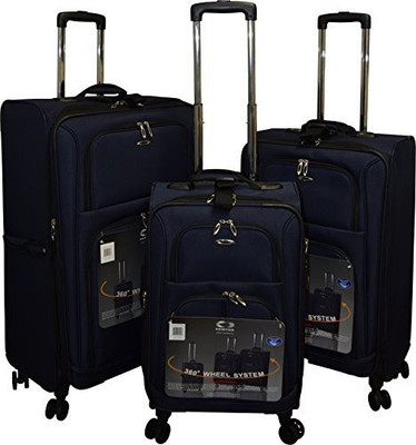 

Kemyer Solid Soft Body Expandable Check-in Luggage -  inch(Blue