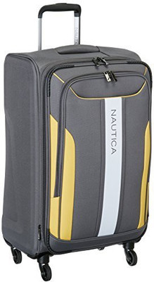 

Nautica Solid soft Body Expandable Check-in Luggage -  inch(Grey