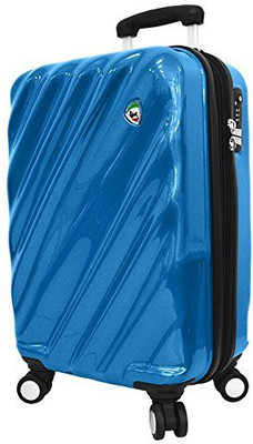 

Mia Toro Solid Hard Body Expandable Check-in Luggage -  inch(Blue