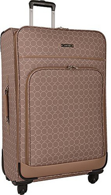 

Nine West Solid soft Body Expandable Check-in Luggage -  inch(Brown