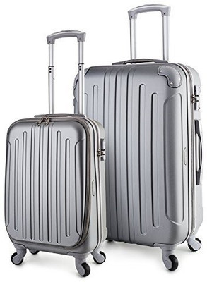

Travelcross Solid Hard Body Expandable Check-in Luggage -  inch(Grey