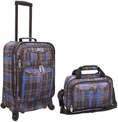 

Us Traveler Solid Soft Body Expandable Cabin Luggage -  inch(Multicolor