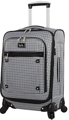 

Nicole Miller Graphic Print soft Body Expandable Check-in Luggage -  inch(Multicolor