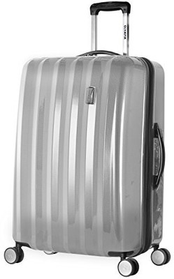 

Olympia Solid Hard Body Expandable Check-in Luggage -  inch(Grey
