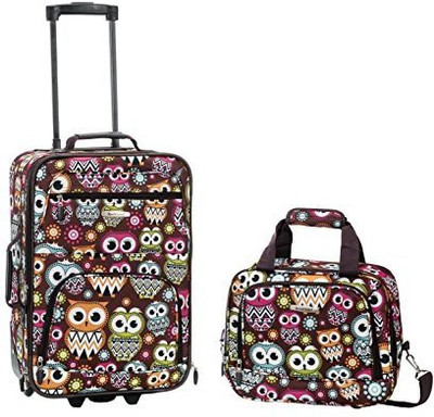 

Rockland Solid Soft Body Expandable Cabin Luggage -  inch(Multicolor