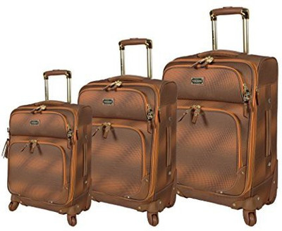 

Steve Madden Solid Soft Body Expandable Check-in Luggage -  inch(Brown