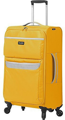 

Mia Toro Solid Hard Body Expandable Check-in Luggage -  inch(Yellow