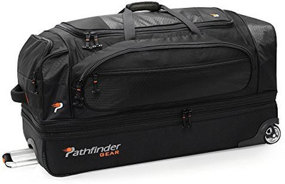 

Pathfinder Solid soft Body Expandable Check-in Luggage -  inch(Black