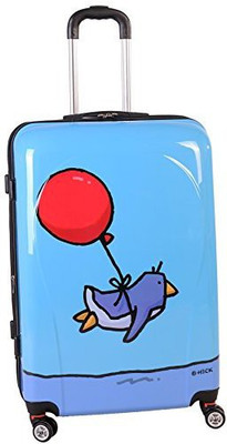 

Ed Heck Solid Hard Body Expandable Check-in Luggage -  inch(Blue