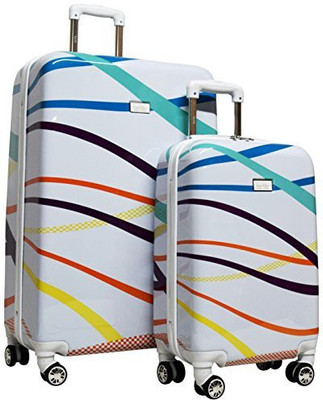 

Nicole Miller Graphic Print Hard Body Expandable Check-in Luggage -  inch(Multicolor