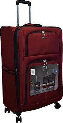 

Kemyer Solid soft Body Expandable Check-in Luggage -  inch(Red