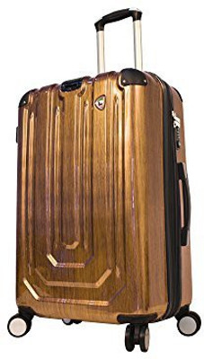 

Mia Toro Solid Hard Body Expandable Check-in Luggage -  inch(Gold