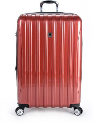 

Delsey Paris Solid Hard Body Expandable Check-in Luggage -  inch(Red