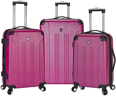 

Travelers Club Solid Hard Body Expandable Check-in Luggage -  inch(Pink