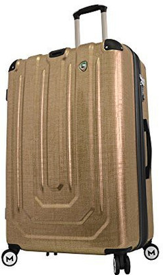 

Mia Toro Solid Hard Body Expandable Check-in Luggage -  inch(Brown