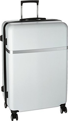 

Calvin Klein Solid Hard Body Expandable Check-in Luggage -  inch(White