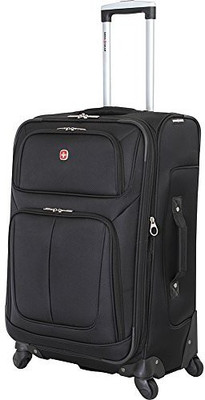 

Swiss Gear Solid soft Body Expandable Check-in Luggage -  inch(Black