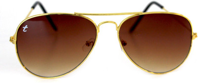 

Tens Aviator Sunglasses(Brown)